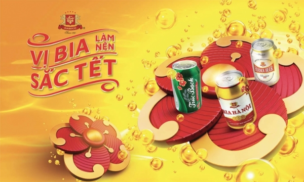 HABECO công bố chương trình khuyến mại bia lon Hà Nội Tết 2019 “Mở nắp trúng vàng”